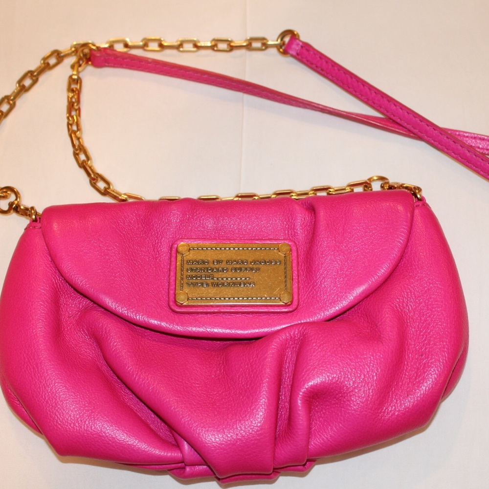 Marc Jacobs Hot Pink Cross Body Purse
